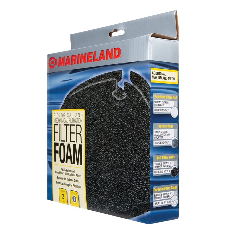 Marineland Filter Foam, 2 Count, Supports Biological and Mechanical Aquarium Filtration, Rite-Size T, Fits C-Series and Magniflow 360 and 400 Canister Filters - Image 5
